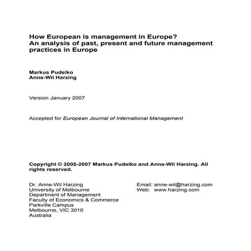 IHRM ARTICLE Eurmgt