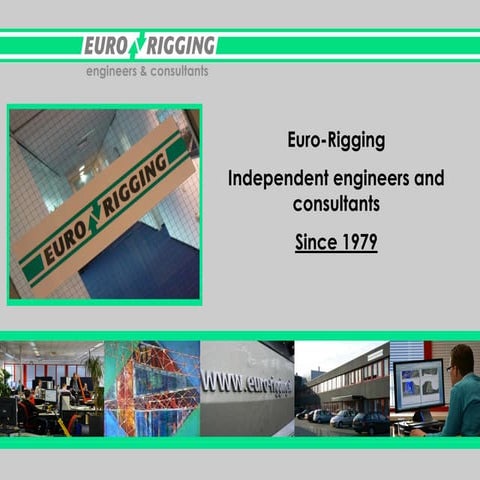 Euro-Rigging presentation 2013