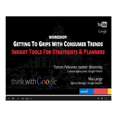 Eurobest 2014: Google Trends and Insight Tools for Planner and Strategists