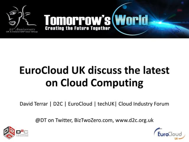 It's More than Cloud - Digital Disruption - your business model is under thre...