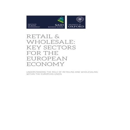Retail & wholesale: key sectors for the european economy
