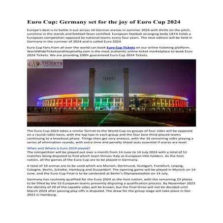 Euro Cup Germany set for the joy of Euro Cup 2024.docx