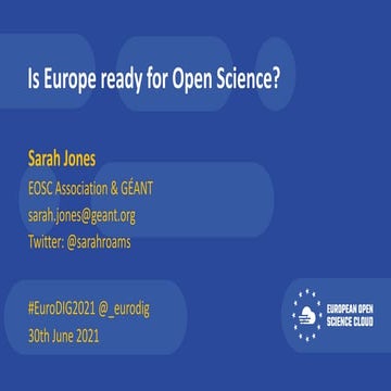 Is Europe ready for Open Science
