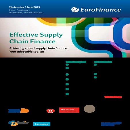 EuroFinance - Effective Supply Chain Finance - 2015