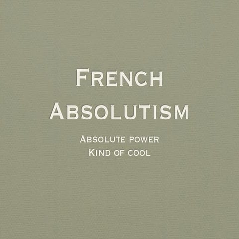 Eurofrenchabsolutism