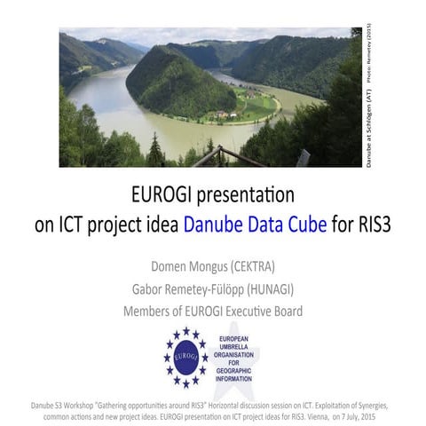 ICT project idea: the Danube Data Cube 