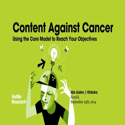 Content against cancer and the core model at EuroIA2014 in Brussels