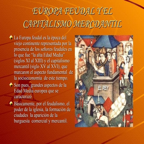 Europa Feudal Y El Capitalismo Mercdantil