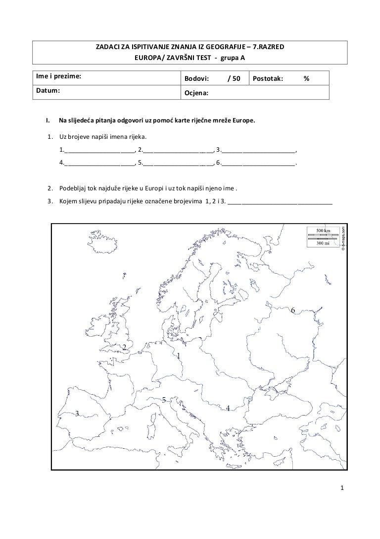 Europa Zavrsni 7 Razred