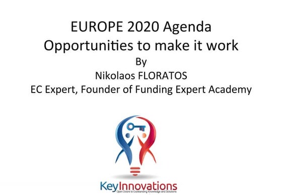 Europe 2020 agenda for tourism nikolaos floratos