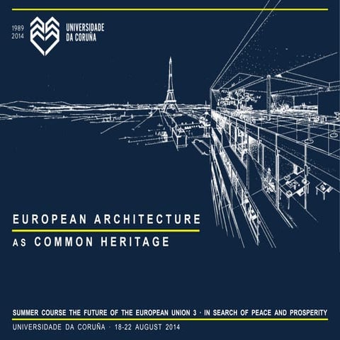 European Architecture as Common Heritage