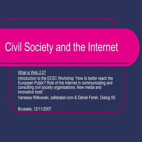 European Economic and Social Committee on "Communicating Europe"