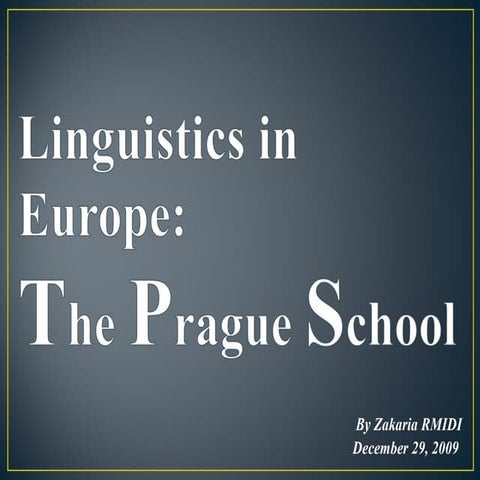 European linguistics in the 20th century