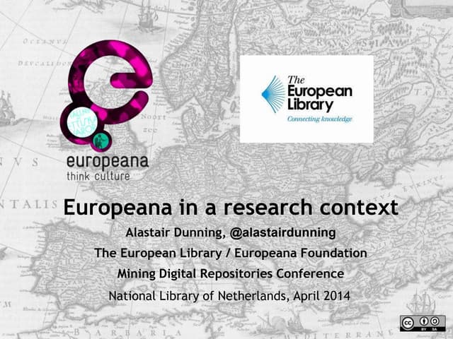 Europeana in a Research Context