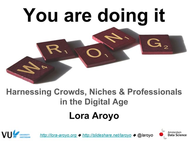 Europeana GA 2016: Harnessing Crowds, Niches & Professionals  in the Digital Age