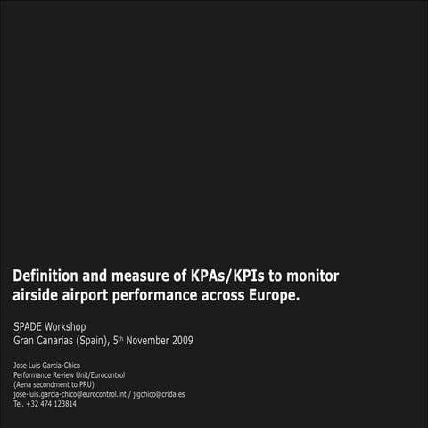 European Airport PerformanceFramework