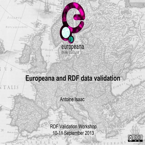 Europeana and RDF data validation