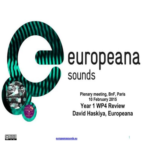 Europeana Music Channel, wireframes