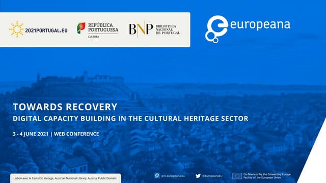 Europeana web conference portuguese presidency of the council of the eu - jun...