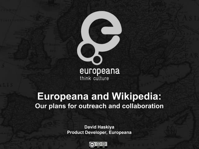 Europeana and Wikipedia - plans for collaboration