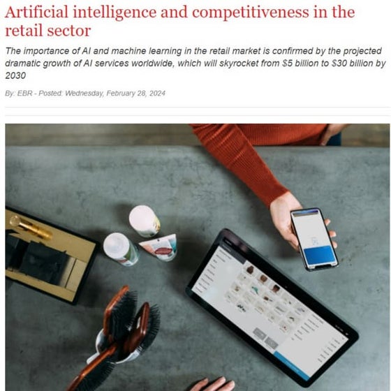 Artificial intelligence and competitiveness in the retail sector  | European ...