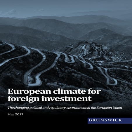 European climate on foreign investment 