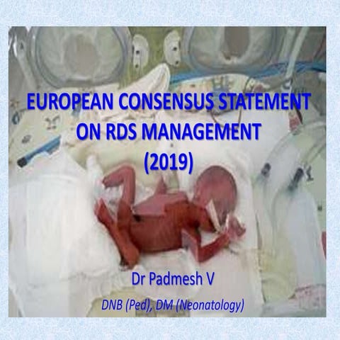 European Consensus Statement on RDS 2019