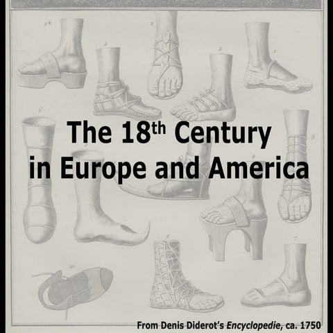 Europe and america, 1700 1800