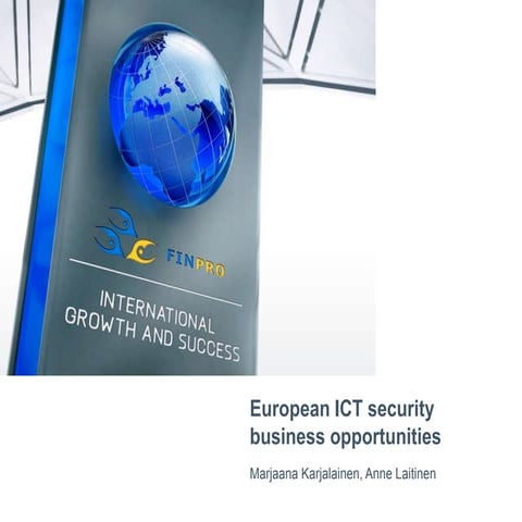 European ict security business opportunities
