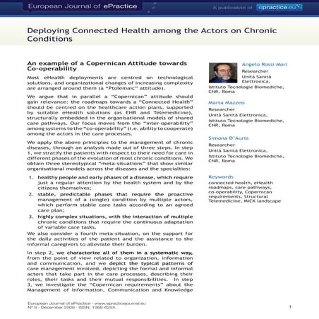 European Journal Epractice Volume 8.1