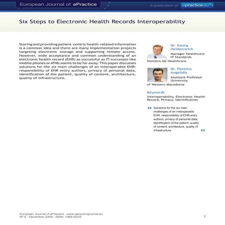 European Journal Epractice Volume 8.2
