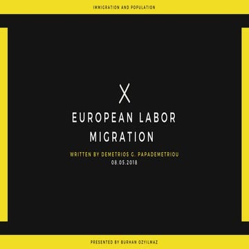 European Labor Migration Article Presentation