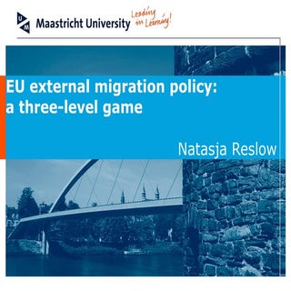 EU external migration policy: a thr...