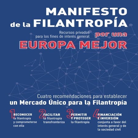 European philanthropy manifesto spanish version