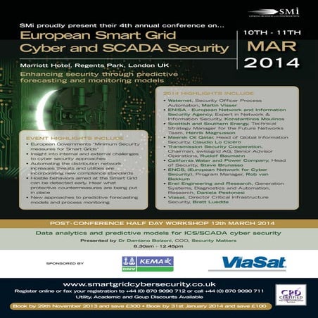 European smart grid cyber and scada security
