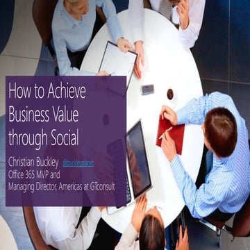 How to Achieve Business Value through Social