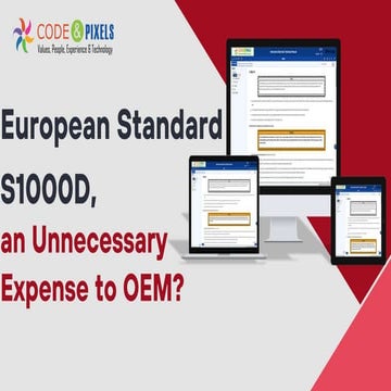 European Standard S1000D, an Unnecessary Expense to OEM.pptx