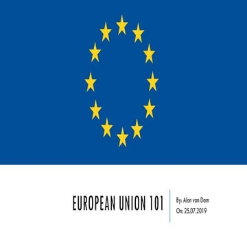 European union lecture 101