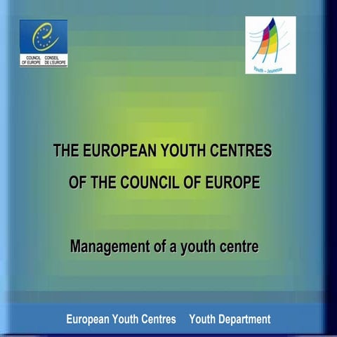 European youth centres.presentation ok
