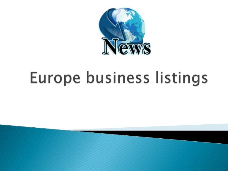 Europe business listings