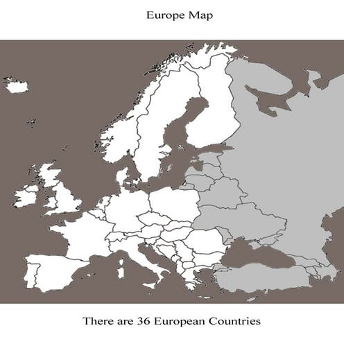 Europe map