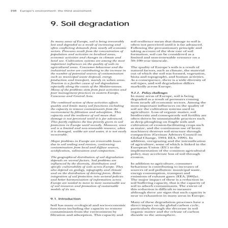 Europe’s environment the third assessment   soil degradation