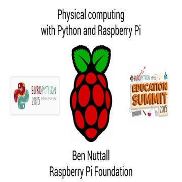 Physical computing with Python and Raspberry Pi | PDF | Operating ...