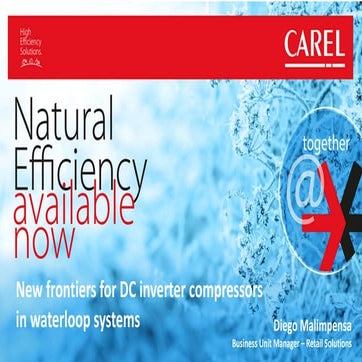 New frontiers for DC inverter compressors in waterloop systems