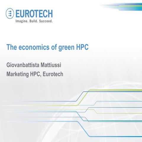 The Economics of Green HPC