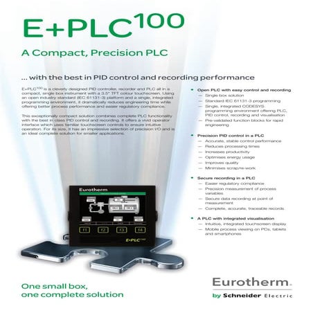 Compact Precision PLC With PID, Recording, and More