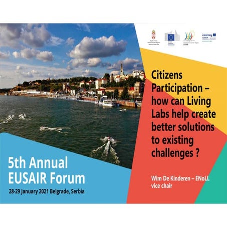 Wim De Kinderen presentation at EUSAIR