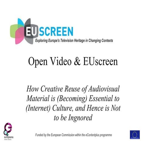 Open Video and EUscreen