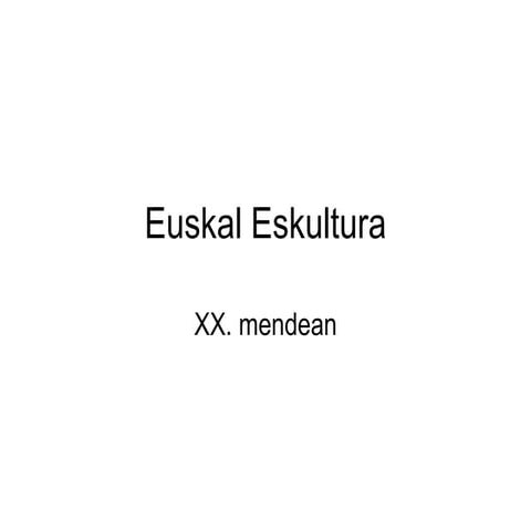 Euskal eskultura
