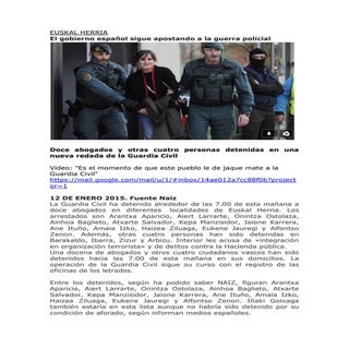 Otra vez el fascismo español agrede...